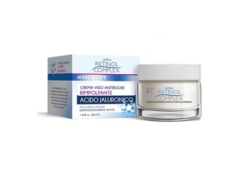 Ultra Retinol Complex Crema Viso Antirughe Rimpolpante all'Acido Jaluronico 50ml