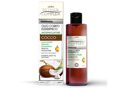 Ultra Retinol Complex Hidraoil Olio Corpo Eudermico Antismagliature Cocco 200ml