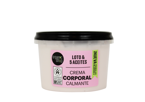 Organic Shop Crema Corpo Lenitiva al Loto e 5 Oli 250 ml