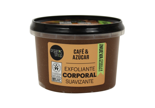 Organic Shop Scrub Corpo Esfoliante Caffè e Zucchero 250ml