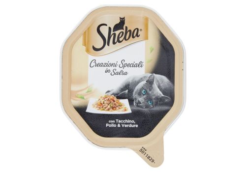 Sheba Creazioni per gatto con tacchino e pollo 85 grammi