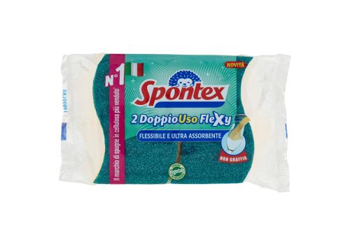 Spontex Doppio Uso Flexy spugna per i piatti 2 pezzi