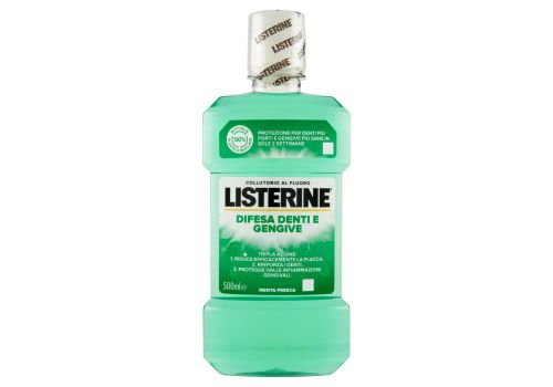 Listerine Difesa Denti e Gengive collutorio menta fresca 500ml