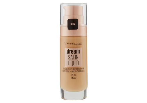 Maybelline New York Dream Satin Liquid Spf 13 45 miel fondotinta + siero idratante 30ml