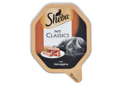 Sheba Paté cibo umido per gatto con selvaggina 85 grammi