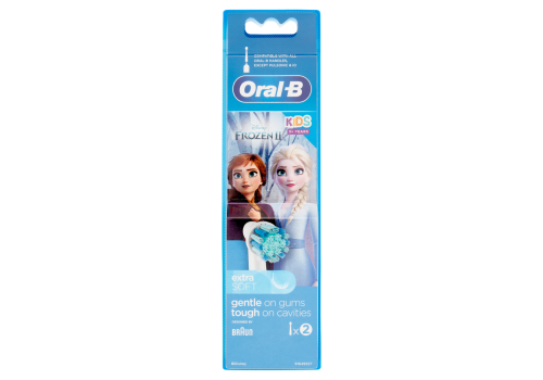 Oral-b Frozen testine di ricambio spazzolino elettrico per bambini +3 anni 2 pezzi