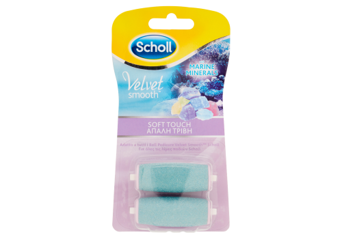 Scholl Velvet Smooth Soft Touch ricarica 2 pezzi