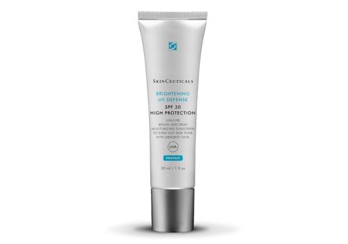 SkinCeuticals Brightening UV Defense SPF 30 - Protezione solare idratante ad ampio spettro UVA/UVB con Mexoryl® SX/XL unito a menta piperita ed estratto di mais con azione illuminante 30ml