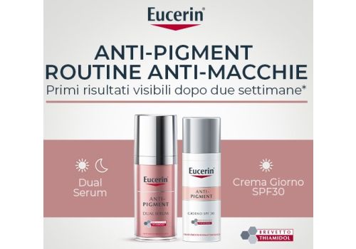 Eucerin Anti-pigment dual serum 30ml + Eucerin anti-pigment crema giorno spf30 30ml bundle routine anti-macchie