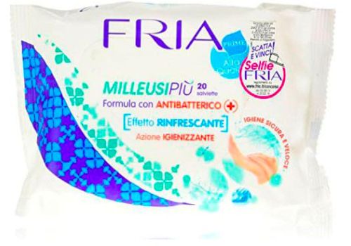 Fria MilleusiPiù con Antibatterico Rinfrescanti e Igienizzanti 20 Salviette