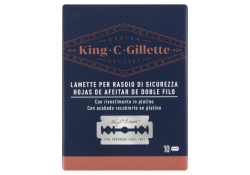 King C. Gillette lamette di ricambio 10 pezzi