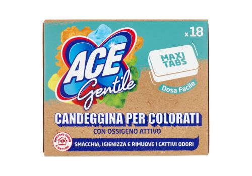 Ace Green Gentile profumata monodosi igienizza e smacchia i capi colorati18 x 18 grammi