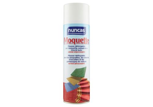 Nuncas Moquette mousse detergente per moquette passatoie e interni auto 500ml