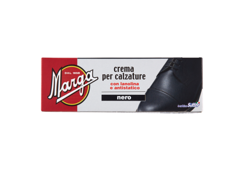 Marga crema per calzature colore nero 50ml