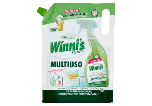 Winni's Naturel detergente multiuso multisuperfici senza risciacquo ricarica 1000ml