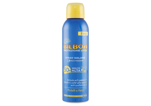 Bilboa Bimbi Spf 50+ protezione molto alta spray solare multi-posizione150ml