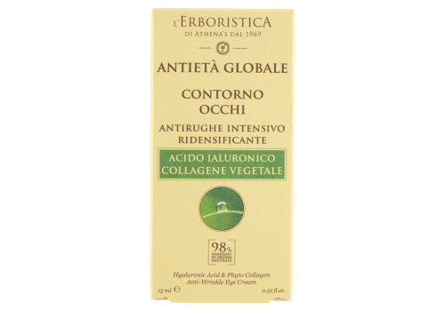 L'Erboristica antietà globale contorno occhi antirughe intensivo ridensificante 15ml