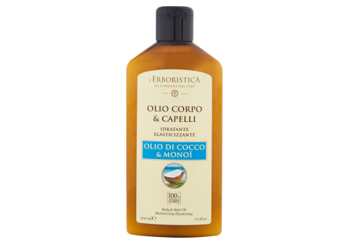 L'Erboristica olio corpo & capelli olio cocco & monoi 200ml