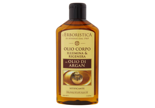 L'Erboristica olio corpo illumina & rigenera con olio di argan 200ml