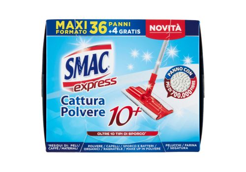 Smac Express Cattura Polvere 10+ panno per pavimenti 40 pezzi