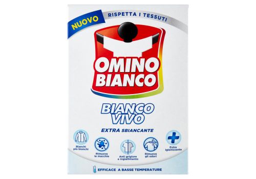 Omino Bianco Bianco Vivo detersivo lavatrice in polvere extra sbiancante 500 grammi