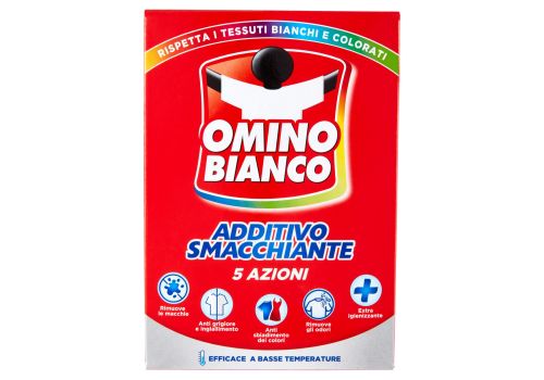 Omino Bianco additivo smacchiante in polvere 500 grammi