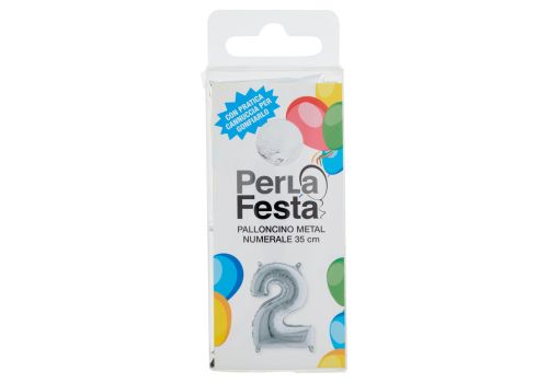 PerLa Festa 2 palloncino metal numerale 35cm