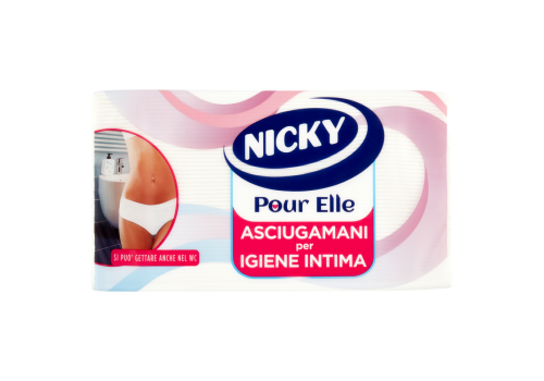 Nicky Pour Elle asciugamani per igiene intima in fogli 100 pezzi