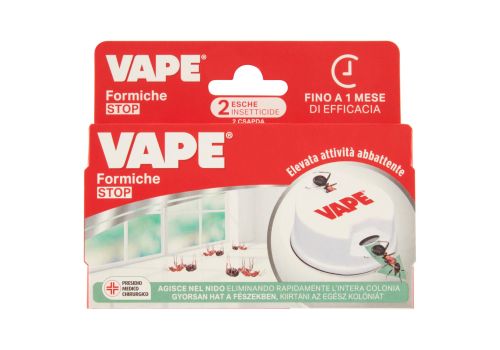 Vape Formiche Stop esca ad elevata attività abbattente 2 pezzi