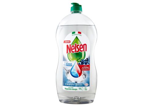 Nelsen carboni attivi detersivo per i piatti extra azione sgrassante 850ml