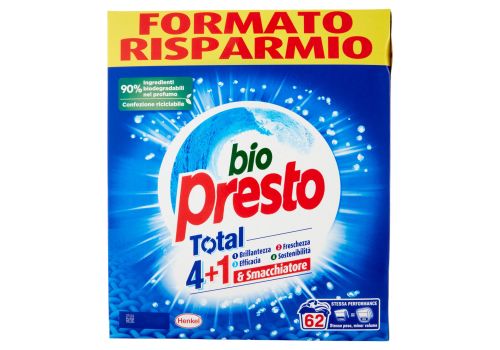 Bio Presto Classico detersivo lavatrice in polvere 62 lavaggi 3,100kg