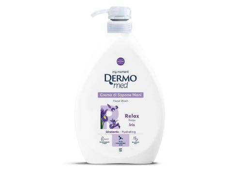 Dermomed crema di sapone mani iris sapone liquido 1 litro 