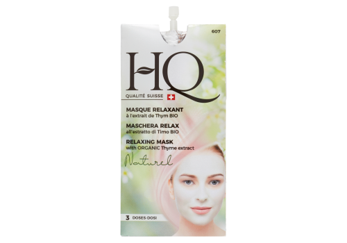 HQ maschera relax all'estratto di timo bio 3 dosi 15ml