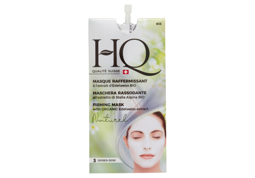 HQ maschera rassodante all'estratto di stella alpina Bio 3 dosi 15ml