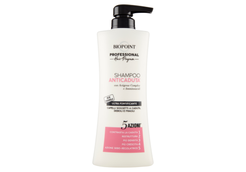 Biopoint Professional Hair Program shampoo anticaduta ultra fortificante per capelli deboli e fragili 400ml