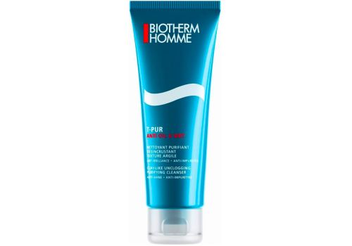 Biotherm Homme T-Pur Anti Oil&Wet Detergente Purificante anti-lucidità e anti-impurità 125ml