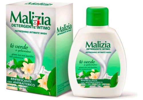 Malizia Detergente Intimo Rinfrescante con Antibatterico Tè verde e Gelsomino 200ml