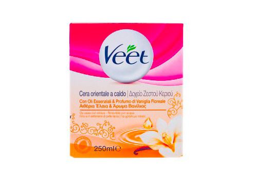 Veet Cera Depilatoria Orientale A Caldo Con Oli Essenziali 250ml