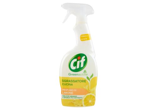 Cif Greenactive sgrassatore cucina olio essenziale di limone 650ml