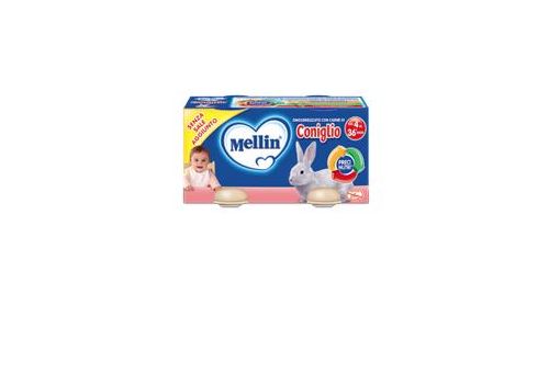 Mellin coniglio omogeneizzato 4 x 80 grammi