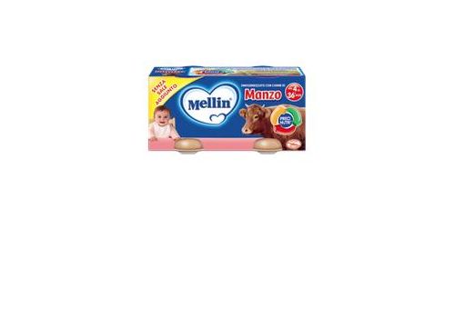 Mellin manzo omogeneizzato 4 x 80 grammi