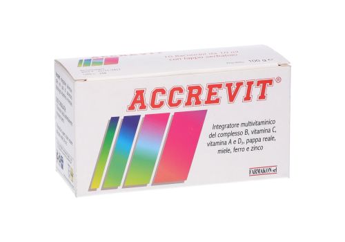 Accrevit integratore ad azione tonica 10 flaconcini 10ml