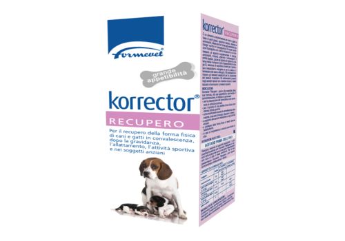 korrector Recupero mangime complementare per la forma fisica di cani e gatti soluzione orale 220ml