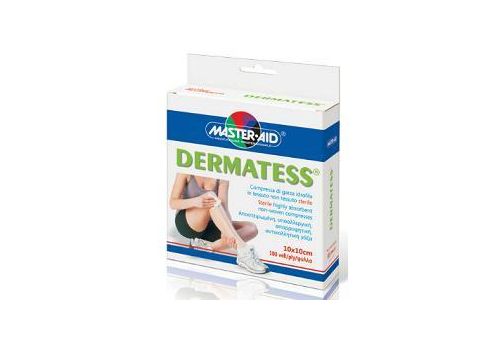 Master Aid Dermatess garza sterile in tessuto non tessuto 10x10cm 25 pezzi