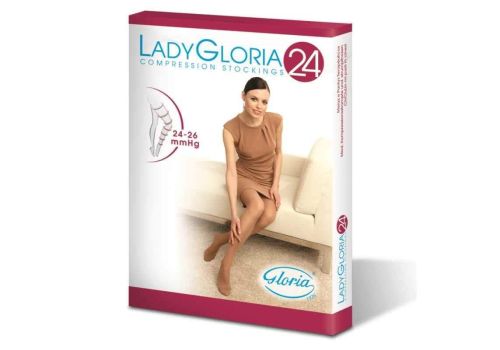 Ladygloria 24-26mmhg collant 240 denari colore nero taglia 3