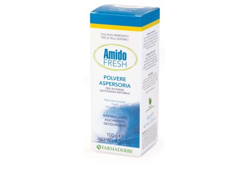 Amido Fresh polvere aspersoria rinfrescante assorbente deodorante 100 grammi