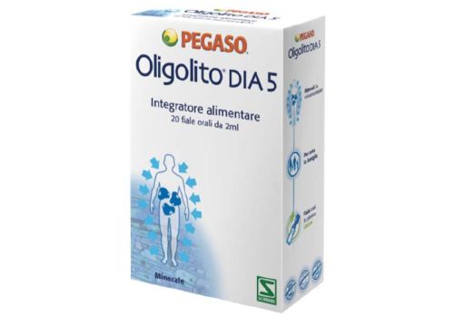 Oligolito DIA 5 integratore per l'apparato genitale 20 fiale orali 2ml