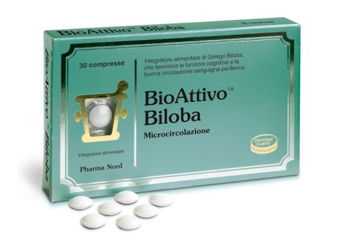 BioAttivo Biloba integratore per le funzioni cognitive 30 compresse