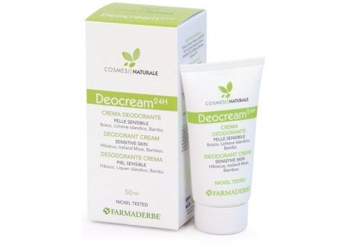 Deocream 24 ore crema deodorante per pelle sensibile 50ml