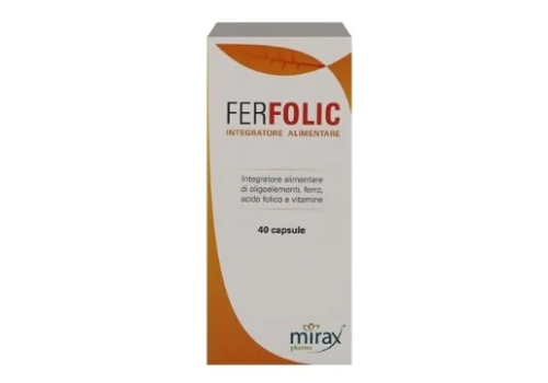 Ferfolic integratore di minerali e vitamine 40 capsule